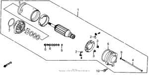 VF1000F Стартер