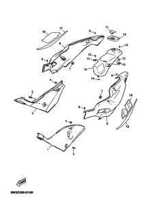TZR50 Боковая крышка