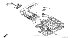 VFR800 Throttle body comp.