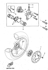 YQ50 Задний суппорт