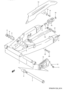 RF900 Маятник задний