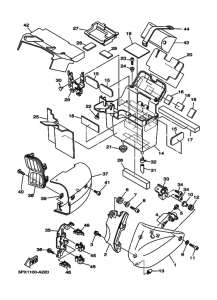 XV1700PC XV17PC XV17PCR Боковая крышка
