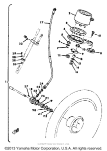 TT500G Спидометр