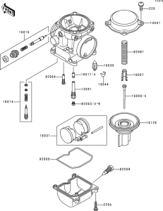 EN500 Карбюратор в разборе