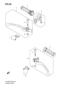 DL1000 Рулевой рычаг