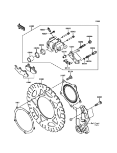 ER250 フロントブレーキ