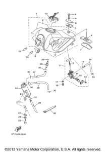 TW200MC Топливный бак