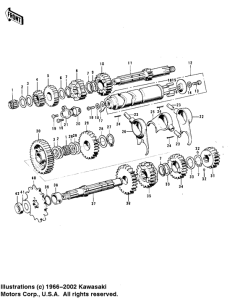  Transmission / change drum