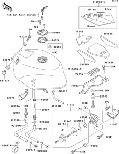 ZX750 Fuel tank(1 / 2)