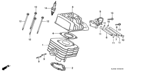SH75 Cylinder / cylinder head