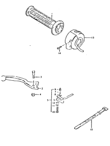 GT250 Right handle switch