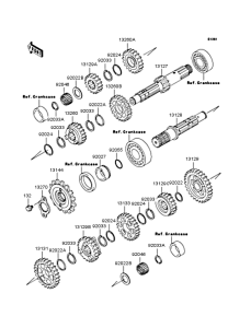 BJ250 Трансмиссия