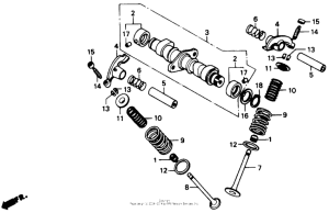 CMX250C Распределительный вал