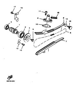 YP125E Распределительный вал & chain