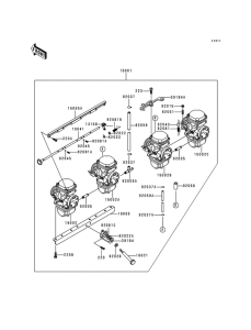 KZ1000 Carburetor assy
