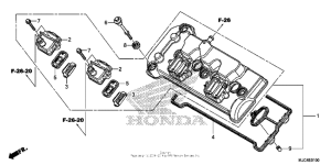 CBR600RR (ABS) Крышка головки цилиндров