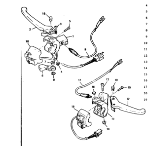 CW50 Handle switch. lever