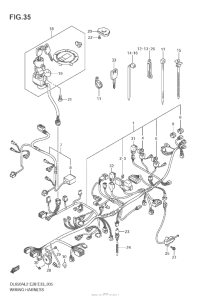 DL650 (ABS) Wiring Harness (E33)