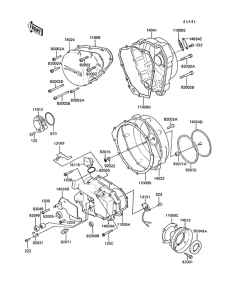 ZG1300 Engine cover(s)(1 / 2)