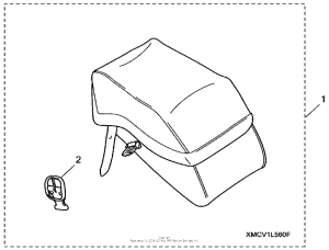 VTX1800T2 Левый кофр