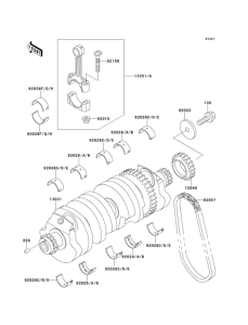 ZX1100 Коленвал