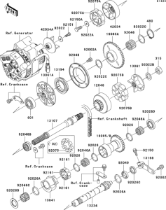ZX1200 Валансирный вал