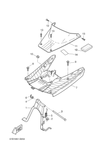 CW50RS Stand & footrest