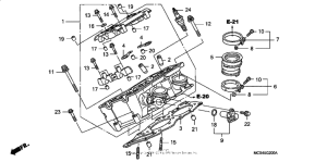 ST1300 Правая головка цилиндров