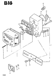 FS50 Задний комбинированный сигнал