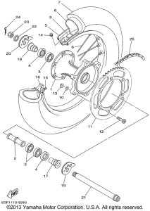  Переднее колесо