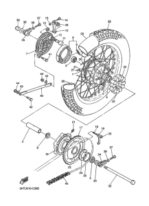 SR400 Переднее колесо