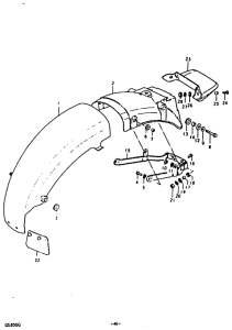GS850 Заднее крыло