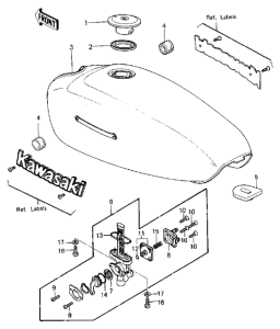 KZ440 Tank fuel