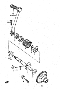 RV50 Ножной стартер