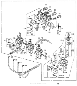 CB750 Карбюратор