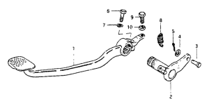 GS550 Передний суппорт