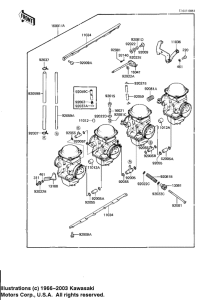 KZ1100 Carburetor assy