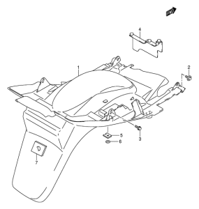 AN400 Заднее крыло