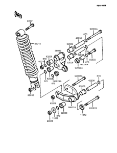 AR125S Подвеска  /  амортизатор