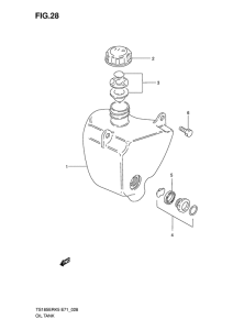 TS185 Бак масляный