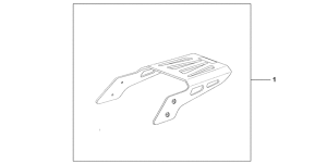 VTX1800C Rear carrier