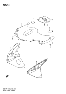 GSX-R1000 Body cowl cover