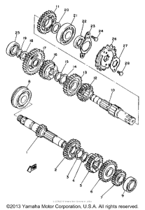 SRX600S Трансмиссия