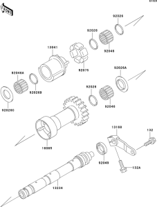 ZR1100 Валансирный вал