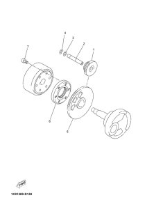 YP250R Стартер