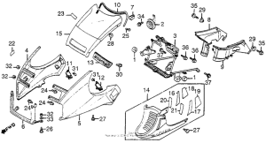 VF1000F Обтекатель