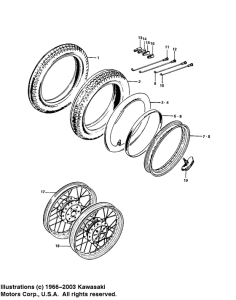 KZ900 Колеса,покрышки