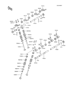 ZX600 Клапана