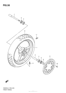 GW250 Переднее колесо
