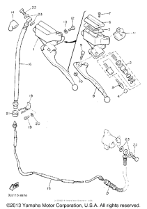 XVZ13DAC Главный тормозной цилиндр